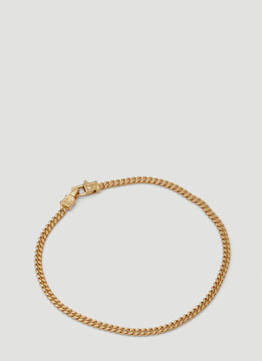 Tom Wood Curb Medium Bracelet Gold tmw0349008