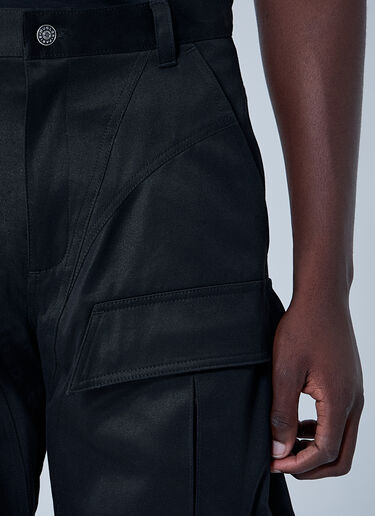 Mugler Multiple Pocket Cargo Pants Black mug0160003