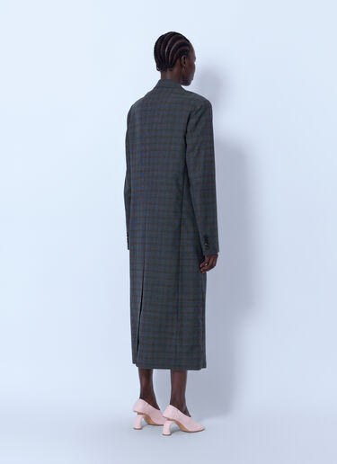 LN-CC® - Dries Van Noten: Double Breasted Rarrysta Coat - Dark Grey Dries Van Noten Double Breasted Rarrysta Coat Dark Grey dvn0265001