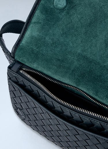 LN-CC® - Bottega Veneta: Intrecciato Woven Leather Belt Bag - Black Bottega Veneta Intrecciato Woven Leather Belt Bag Black bov0165006