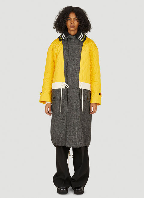 Plan C Multi Panel Coat Black plc0250024