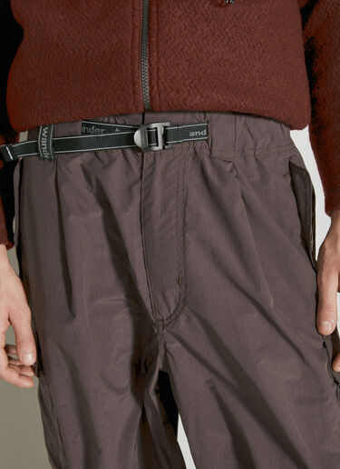 And Wander Oversized Cargo Pants Purple anw0154012