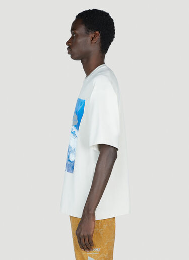 Graphic Print T-Shirt adidas Terrex x And Wander Graphic Print T-Shirt White ata0352001