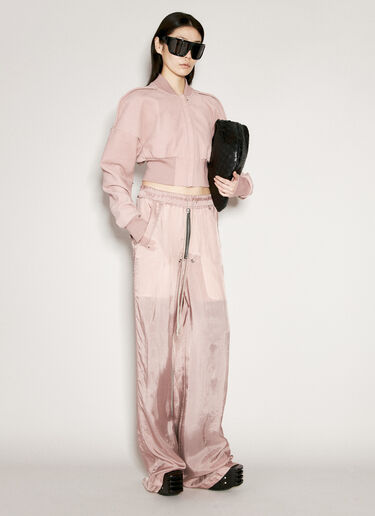 Rick Owens Satin Track Pants Pink ric0255001