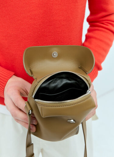 Jil Sander Lid 小号斜挎包 棕色 jil0155016