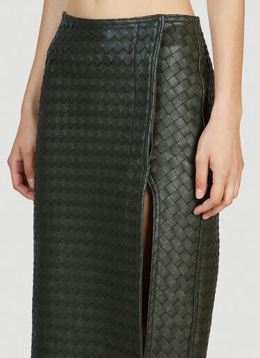 Bottega Veneta Intrecciato Skirt Green bov0251115