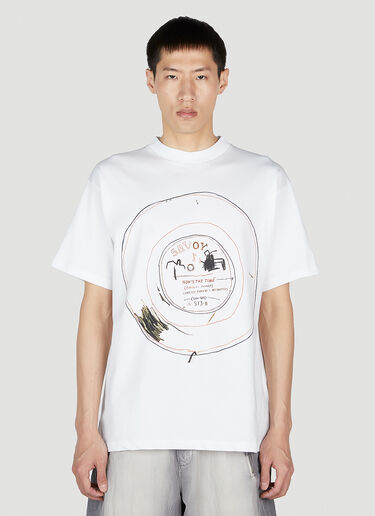 Honey Fucking Dijon バスキア Tシャツ ホワイト hdj0352003