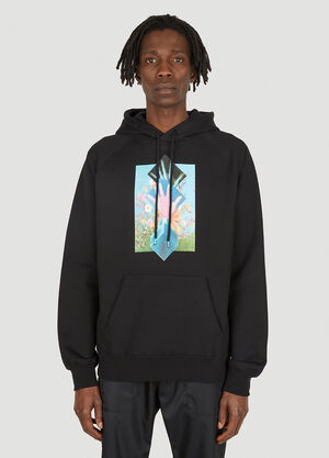 Soulland Poetic Hooded Sweatshirt Black sld0149014
