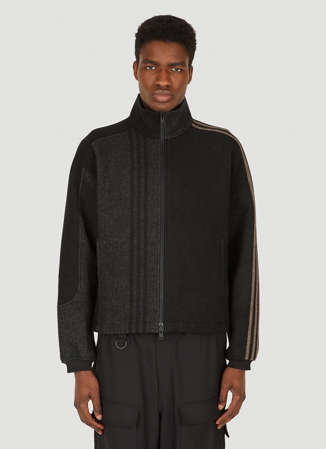 Three hotsell stripe jacket