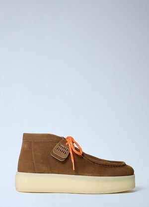 Miu Miu Suede Ankle Boots Brown miu0262109