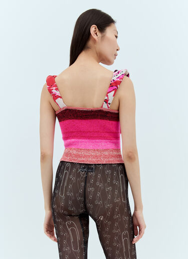 Vivienne Westwood 그래피티 보디스 레드 vvw0257017