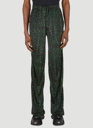 VETEMENTS Green Code Pyjama Pants Green vet0147003