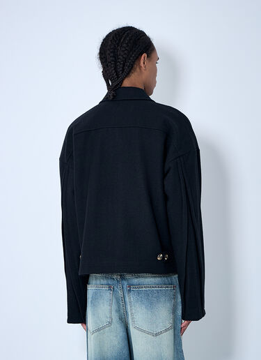 O.Files Curtain Wool Jacket Black ofl0160001