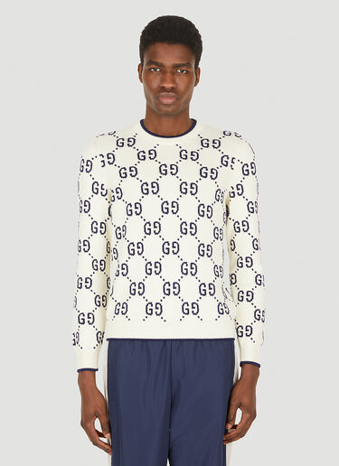 Gucci GG Knit Sweater White guc0150048