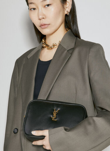 Saint Laurent Cassandre コスメポーチ ブラック sla0254097