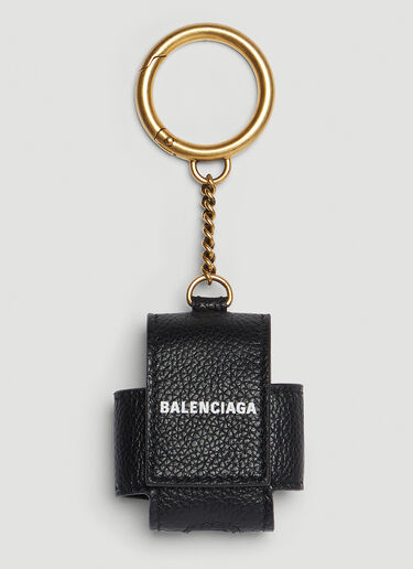 Logo AirPods Case Balenciaga Logo AirPods Case Black bal0245075