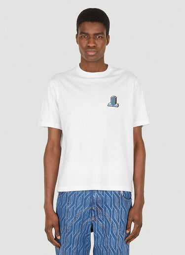 Lanvin コラムパッチTシャツ ホワイト lnv0147033