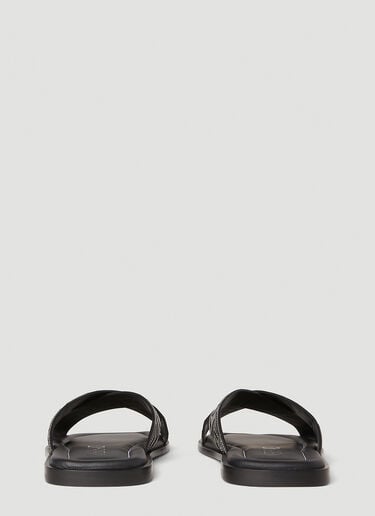 Crossover Greca Slides Versace Crossover Greca Slides Black ver0152021