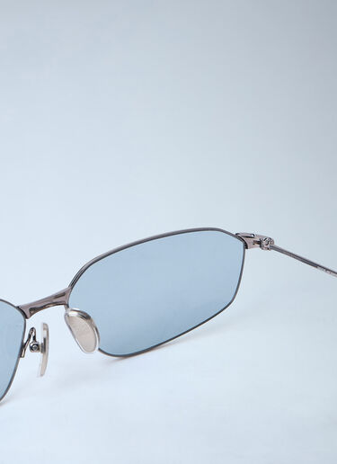 Invisible 2.0 Oval Sunglasses Balenciaga Invisible 2.0 Oval Sunglasses Blue bal0163033