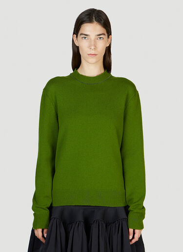 Bottega Veneta Relaxed Sweater Green bov0251120