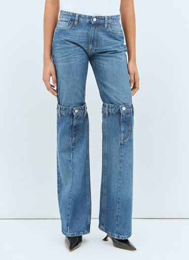 Coperni Open-Knee Jeans Blue cpn0257005