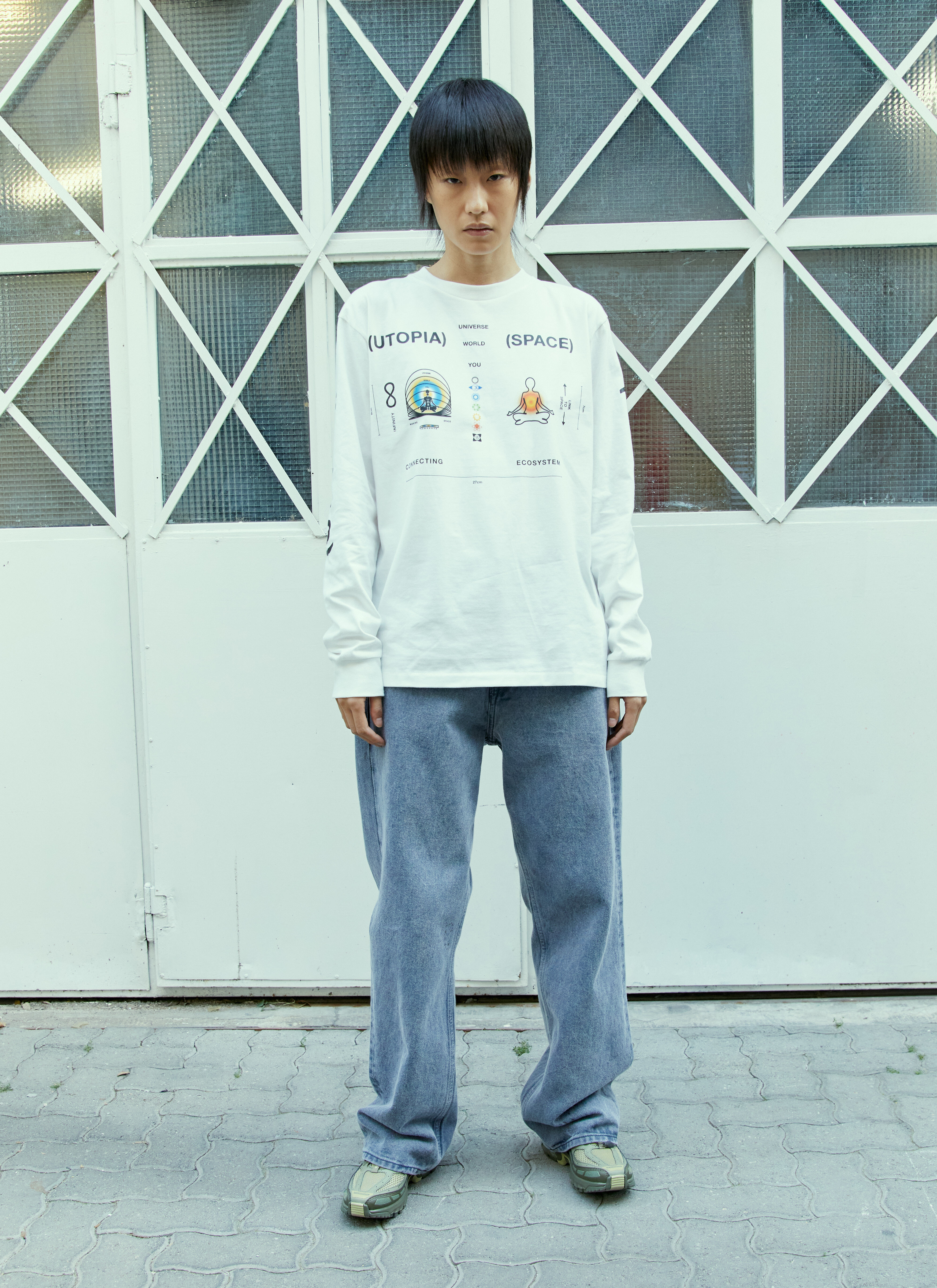 Space Available Inner Space Long-Sleeve T-Shirt 卡其色 spa0356011