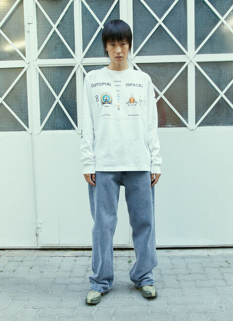 Space Available Inner Space Long-Sleeve T-Shirt Black spa0354009