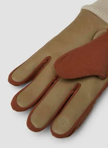 UNDERCOVER Graphic Patch Gloves Brown und0150007