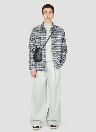 Lanvin 格纹夹克 灰色 lnv0151016