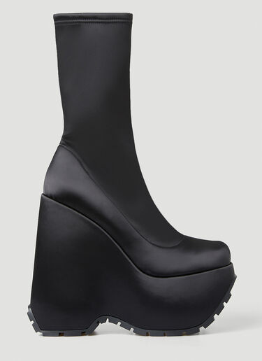 Versace Triplatform Ankle Boots Black vrs0249057