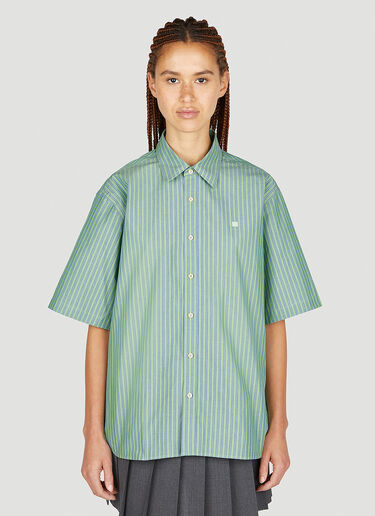 Acne Studios Striped Shirt Green acn0351010