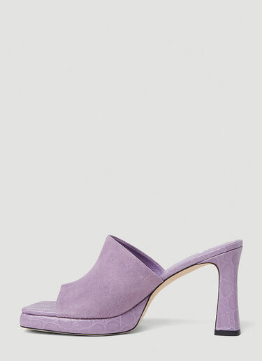 BY FAR Beliz High Heel Mules Lilac byf0251027