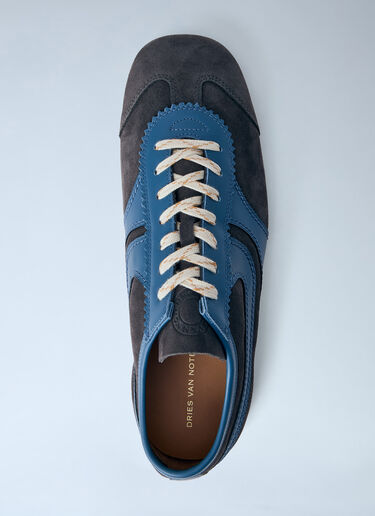 Dries Van Noten スエードトリムスニーカー グレー dvn0163027