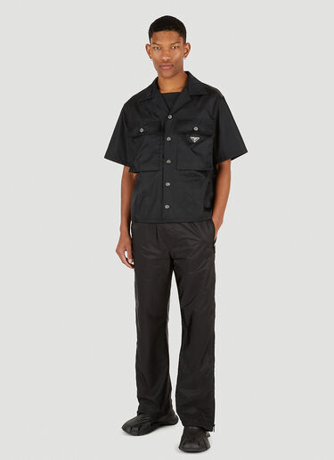 Prada Re-Nylon 셔츠 블랙 pra0152030