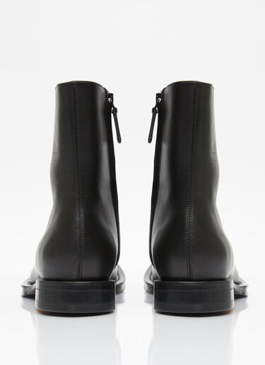 Lanvin Medley Zip Ankle Boots Black lnv0153022
