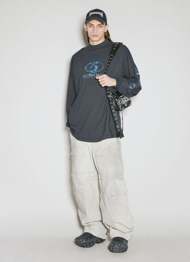 Balenciaga Le Cagole XS Flap 斜挎包  黑色 bal0355008