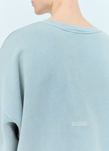 Acne Studios 徽标贴饰运动衫 蓝色 acn0155019