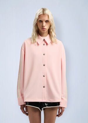 Palm Angels Classic Logo Tonal Track Shirt Pink pma0262123