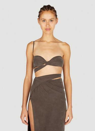 Jacquemus Le Bandeau Espelho 上衣 棕色 jac0251012
