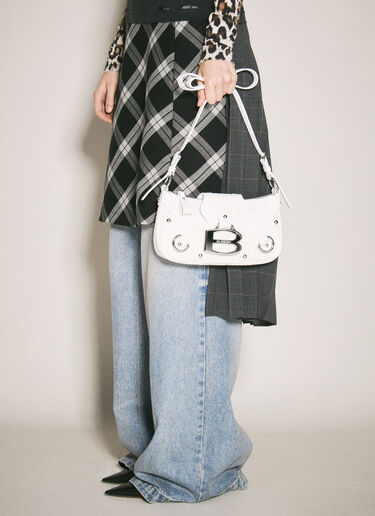 Balenciaga Essex Small Shoulder Bag White bal0258029