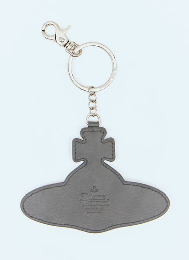 Vivienne Westwood Leather Orb Keyring Black vvw0159014