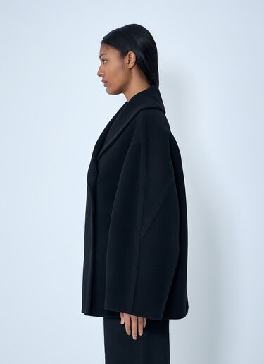 The Row Temur Coat Black row0263005