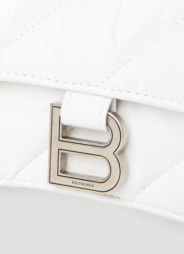 Balenciaga Crush Chain Shoulder Bag White bal0251090