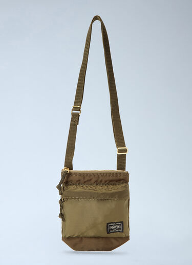 Porter-Yoshida & Co Logo Patch Crossbody Bag Black por0340007