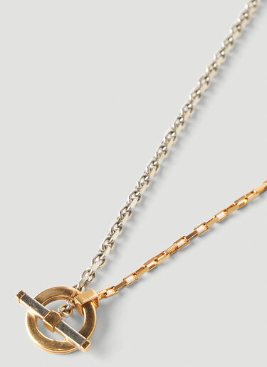 Bottega Veneta T-Bar Necklace Gold bov0153062