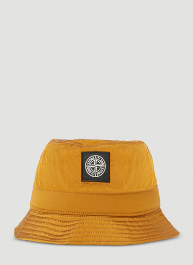 Stone Island Compass Patch Bucket Hat Orange sto0152091