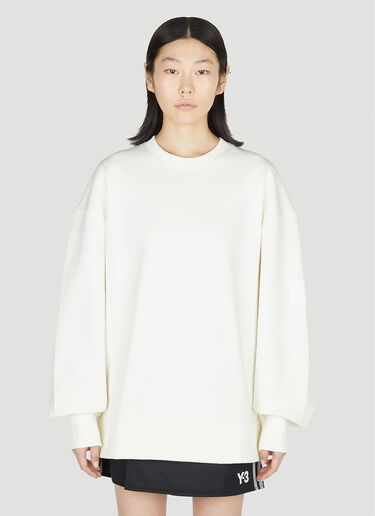 Y-3 크루넥 스웨트셔츠 크림 yyy0352023