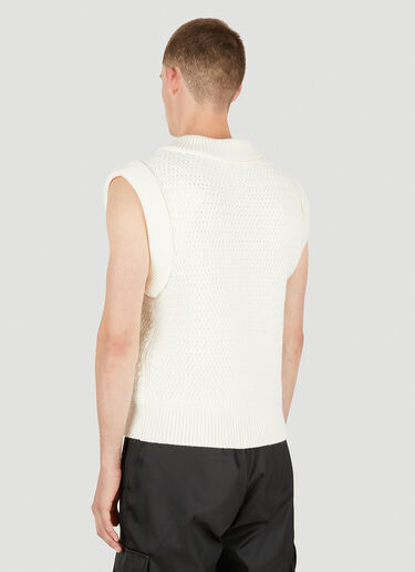 Craig Green Knot Sleeveless Sweater White cgr0150012