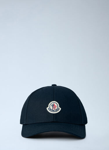 LN-CC® - Moncler: Embroidered Logo Cap - Black Moncler Embroidered Logo Cap Black mon0165054