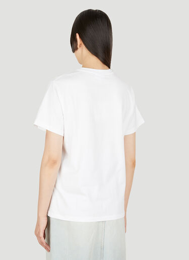 GANNI Logo T-Shirt White gan0249059